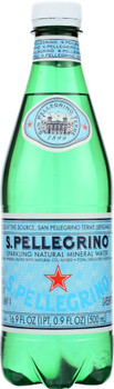 San Pellegrino: Sparkling Mineral Water Plastic Bottle, 500 Ml