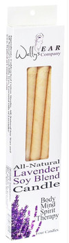 Wally's Natural Products: Lavender Soy Blend Ear Candles, 4 Candles