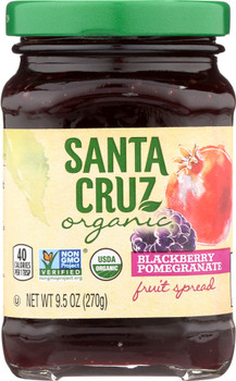 Santa Cruz: Fruit Spread Black Berry Pomegranate, 9.5 Oz