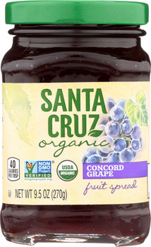 Santa Cruz: Organic Concord Grape Fruit Spread, 9.5 Oz