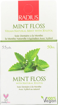 Radius: Floss 55 Yards Mint Vegan, 1 Ea