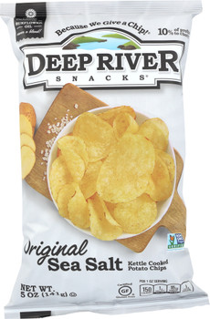 Deep River: Kettle Cooked Potato Chips Salted Original, 5 Oz