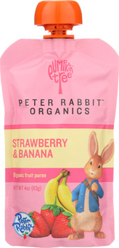 Peter Rabbit: Baby Strawberry Banana Organic, 4 Oz