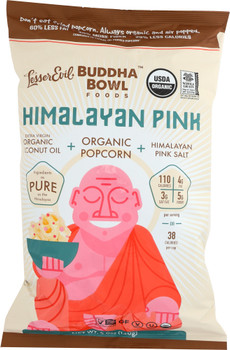 Lesser Evil: Buddha Bowl Himalayan Pink Popcorn, 5 Oz