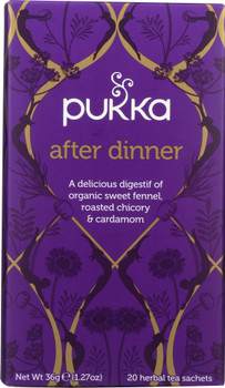 Pukka Herbs: After Dinner Herbal Tea, 20 Bg