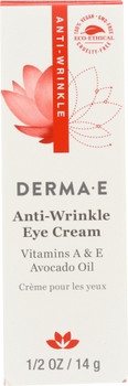 Derma E: Anti-wrinkle Eye Cream, 0.5 Oz
