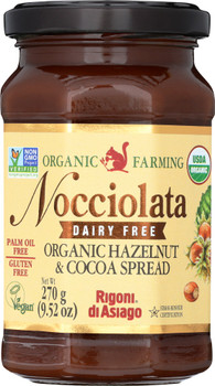Rigoni: Nocciolata Dairy Free Organic Hazelnut & Cocoa Spread, 9.52 Oz
