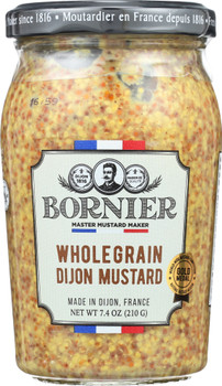 Bornier: Whole Grain Dijon Mustard, 7.4 Oz