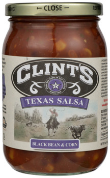 Clints: Salsa Black Bean & Corn, 16 Oz