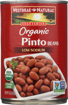 Westbrae: Natural Organic Pinto Beans, 15 Oz