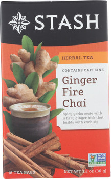 Stash Tea: Tea Ginger Fire Chai, 18 Bg