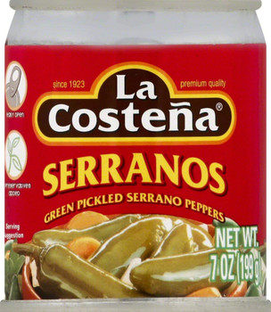 La Costena: Serrano Peppers, 7 Oz