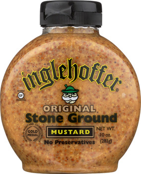 Inglehoffer: Mustard Sqz Stone Grnd, 10 Oz