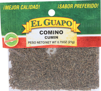 El Guapo: Whole Cumin Comino Entero, 0.75 Oz