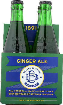 Boylan: Soda Ginger Ale 4pk, 48 Fo