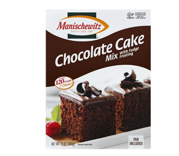 Manischewitz: Chocolate Cake Mix With Fudge Frosting, 12 Oz