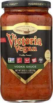 Victoria: Sauce Vodka Vegan, 18 Oz