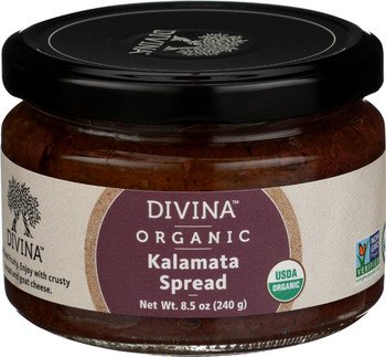 Divina: Organic Kalamata Spread, 8.5 Oz