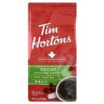 Tim Horton: Coffee Grnd Decaf 100% Ab, 12 Oz