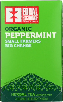 Equal Exchange: Tea Peppermint Org, 20 Bg