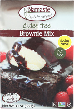 Namaste Foods: Mix Brownie Gfwf Fudge, 30 Oz