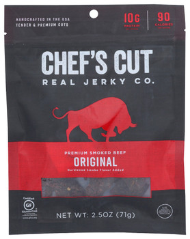 Chefs Cut: Jerky Beef Orgnl, 2.5 Oz