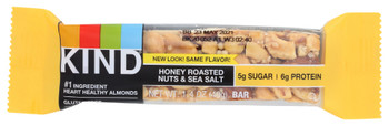 Kind: Honey Roasted Nuts And Sea Salt Bar, 1.4 Oz