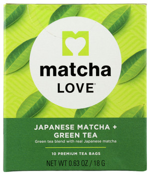 Matcha Love: Japanese Matcha Plus Green Tea, 10 Bg