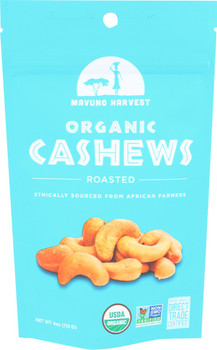 Mavuno Harvest: Organic Roasted Cashews, 4 Oz