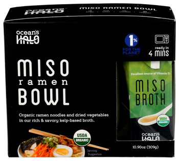 Oceans Halo: Miso Noodle Bowl, 10.75 Oz