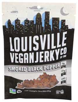 Louisville Vegan Jerky: Smoked Black Pepper, 3 Oz