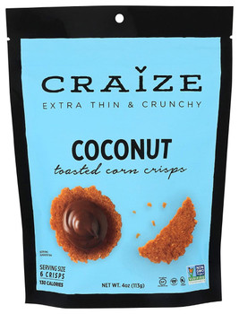 Craize: Crackers Corn Coconut, 4 Oz