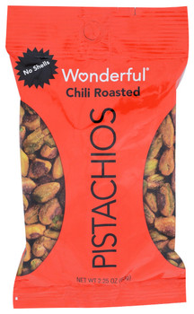 Wonderful Pistachios: Chili Roasted No Shells, 2.25 Oz