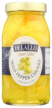 Delallo: Pepper Banana Chnk Mild, 25.5 Oz