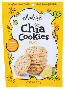 Audreys: Cookie Chia Lemon, 4 Oz