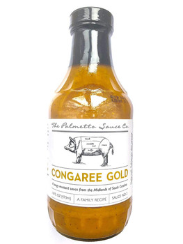 Palmetto Sauce Company: Congaree Gold Mustard Barbecue Sauce, 16 Fo