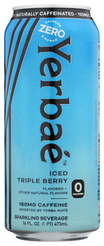 Yerbae: Iced Triple Berry Sparkling Water, 16 Fo