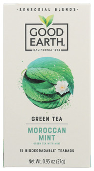 Good Earth: Tea Snsrl Moroccan Mint, 15 Bg