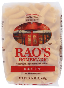 Raos: Pasta Rigatoni, 16 Oz