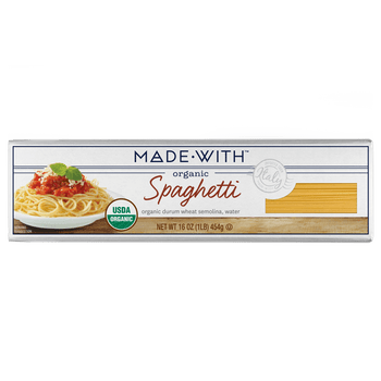 Made With: Pasta Spaghetti Org, 16 Oz