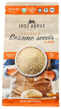 Just About Foods: Organic Sesame Seeds Flour, 1 Lb