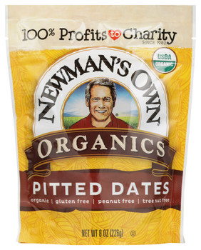 Newmans Own Organic: Pitted Dates Organic, 8 Oz