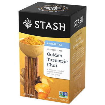 Stash Tea: Tea Chai Gold Turmeric, 18 Bg
