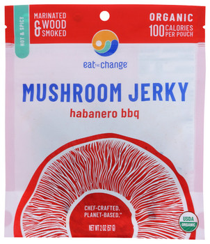 Eat The Change: Organic Habanero Bbq Mushroom Jerky, 2 Oz