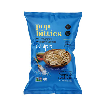 Pop Bitties: Maple & Sea Salt Chips, 4.5 Oz