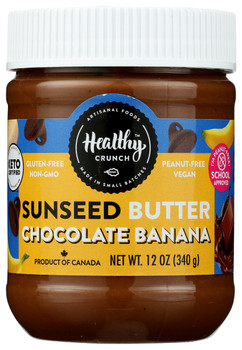Healthy Crunch: Chocolate Banana Sunseed Butter, 12 Oz
