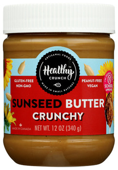 Healthy Crunch: Crunchy Sunseed Butter, 12 Oz