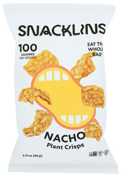 Snacklins: Nacho Plant Crisps, 3 Oz