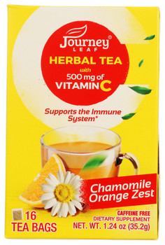 Journey Leaf: Tea Chamomile Orange Zest, 1.24 Oz