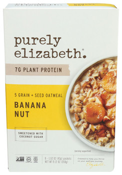 Purely Elizabeth: Oatmeal Instant Banana Nut, 9.12 Oz